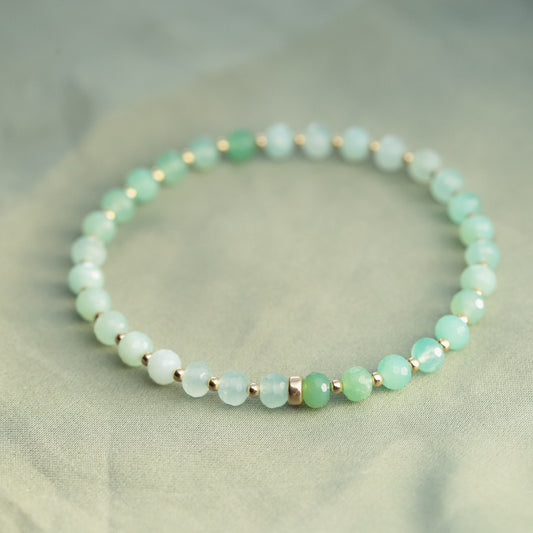 Chrysoprase Ombre bracelet