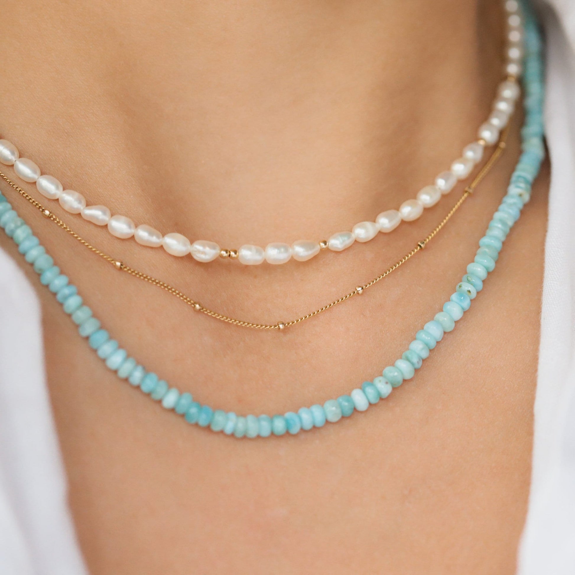 Freshwater Pearl Choker - 14K