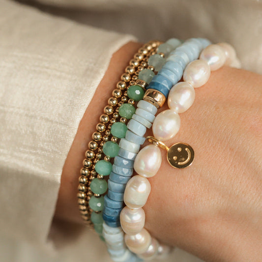 Chrysoprase Ombre bracelet