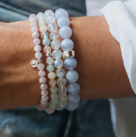 14K GOLD aaaa+ Moonstone 6mm | rainbow moonstone bracelet [EBMM1020] | AAA+ Rainbow Moonstone 6mm | rainbow moonstone bracelet | Moonstone