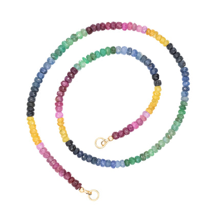 Heart Burst Mutlisapphire Sapphire necklace