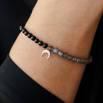 Labradorite Tourmaline Bracelet