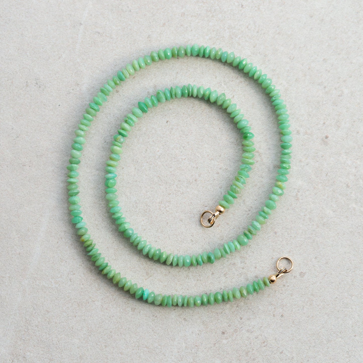 Peruvian opal necklace