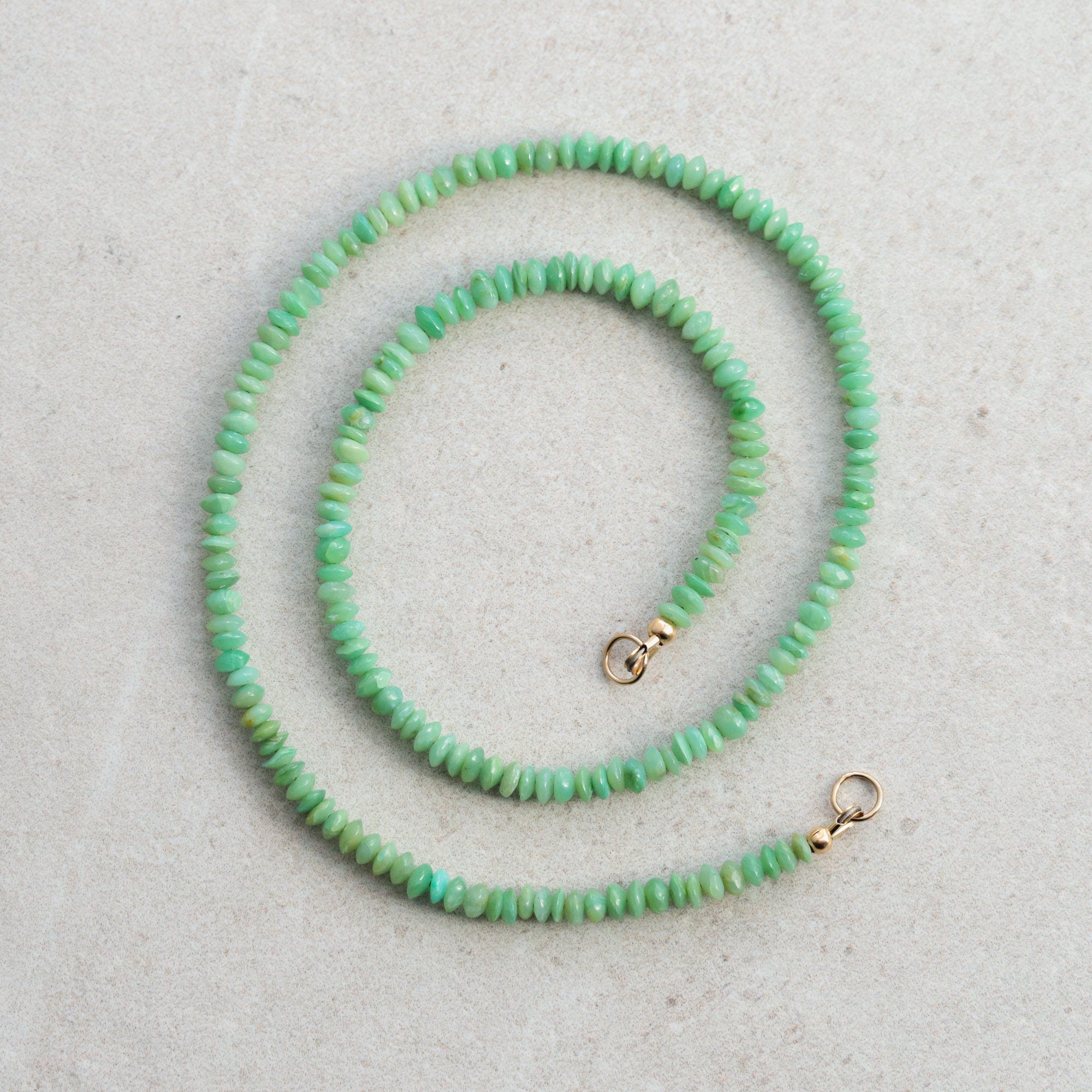 Peruvian opal necklace