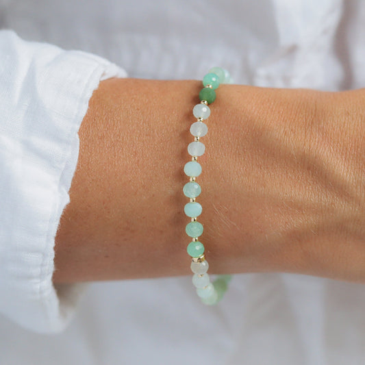 Chrysoprase Ombre bracelet