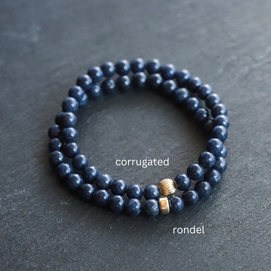 Blue Sapphire 6mm - 14K