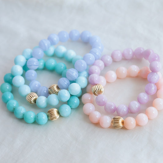 Rare AAAA+ kunzite bracelet 10mm | natural genuine kunzite | gemstone bracelet | High grade lilac kunzite jewelry #0240