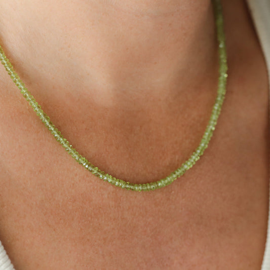 Peridot necklace