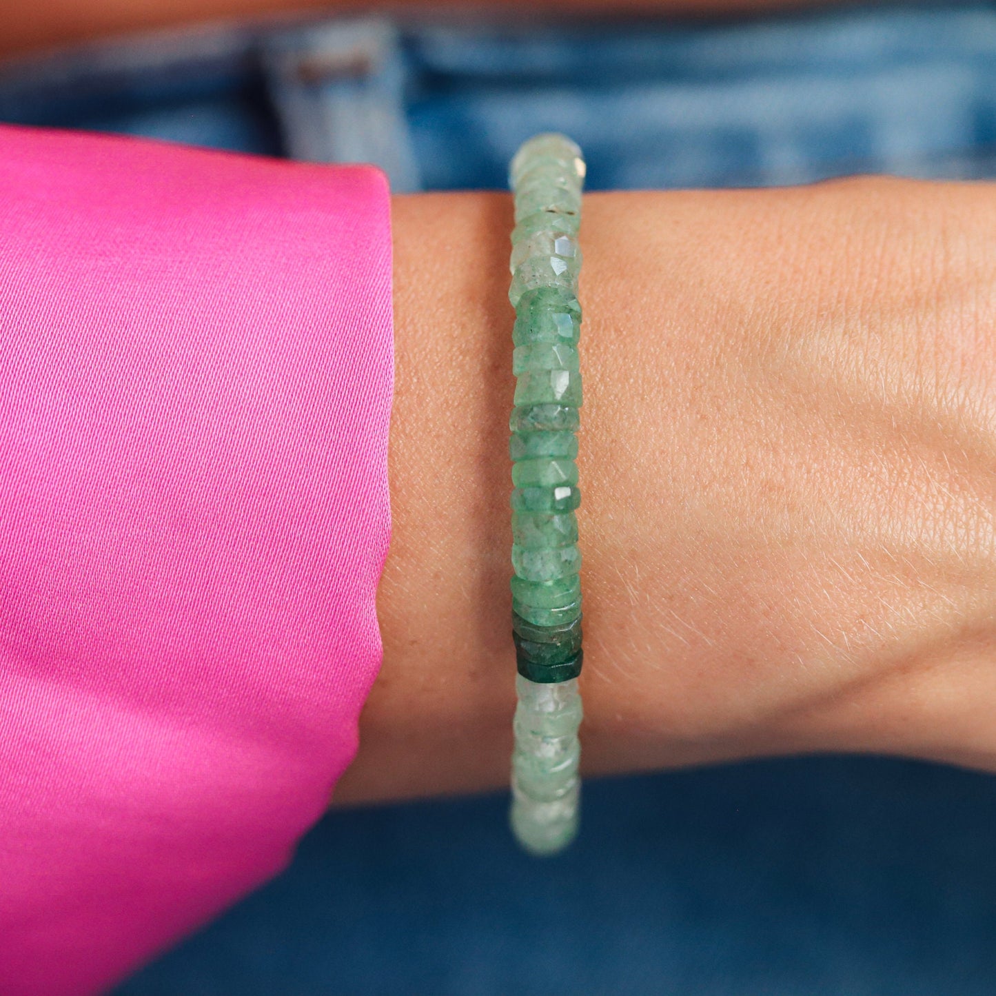 GREEN Strawberry Quartz | Strawberry quartz green | rare quality green strawberry quartz bracelet | strawberry quartz green 6mm