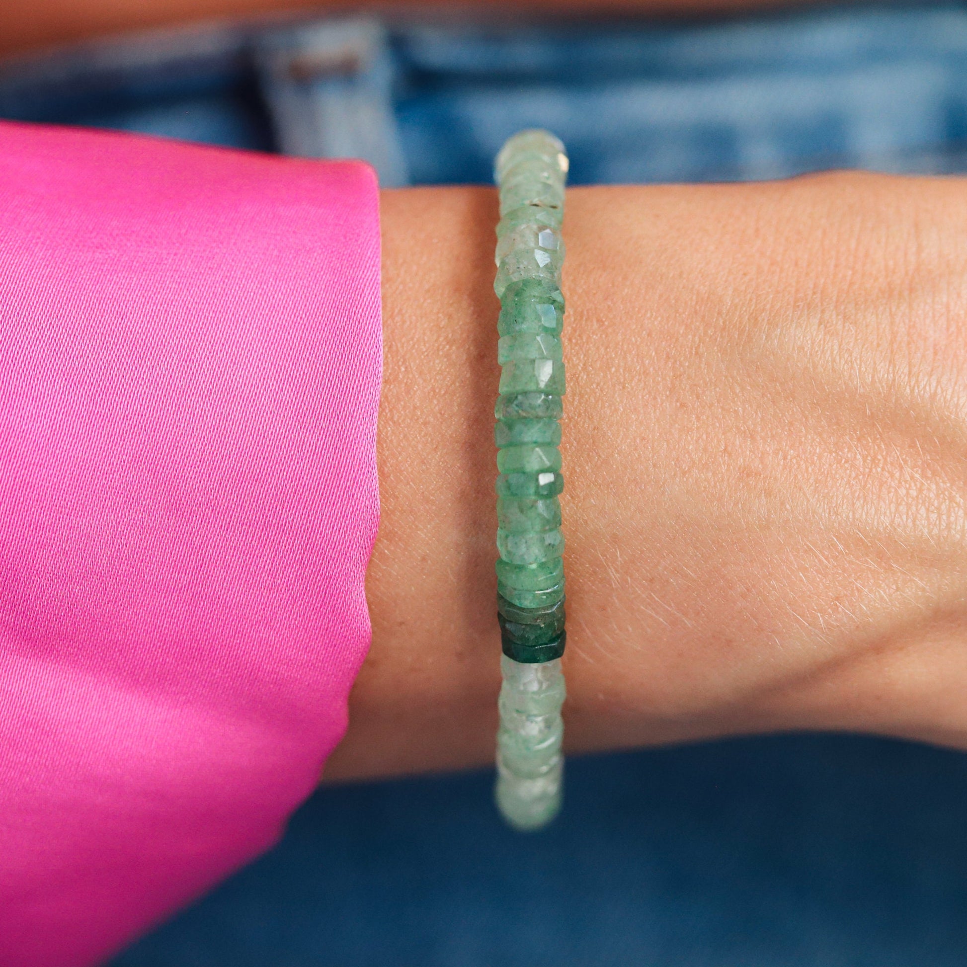 GREEN Strawberry Quartz | Strawberry quartz green | rare quality green strawberry quartz bracelet | strawberry quartz green 6mm