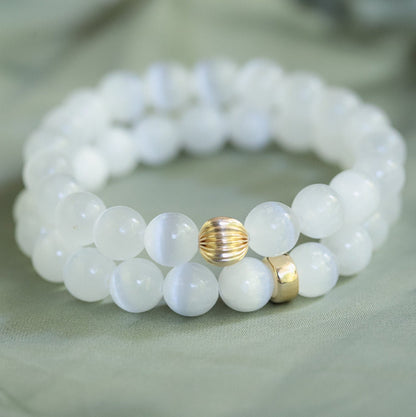 AAAA+ Selenite Bracelet