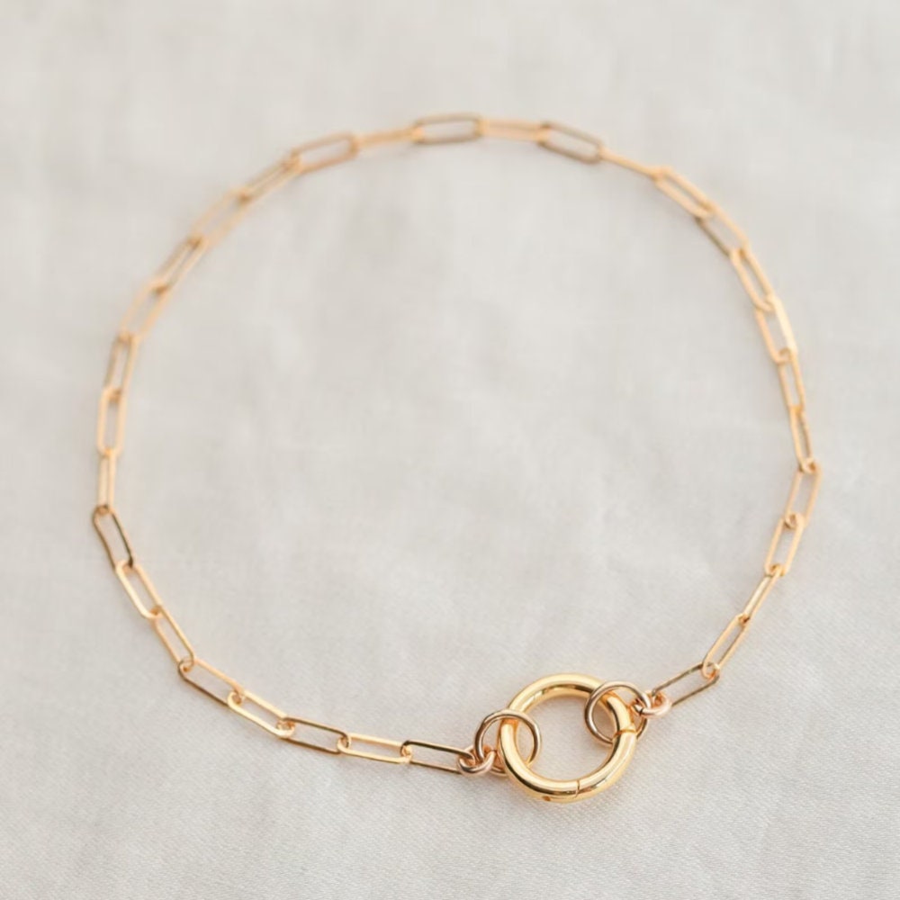 Carabiner Paperclip Bracelet