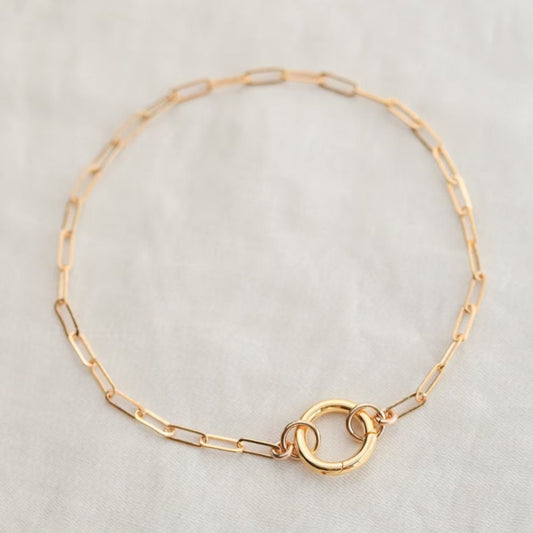 Carabiner Paperclip Bracelet