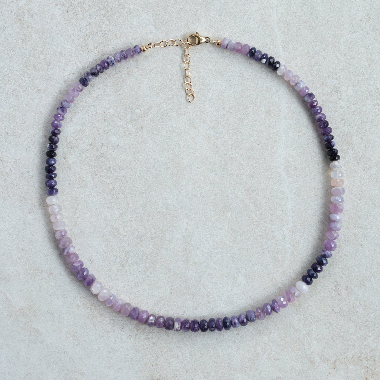 RARE Purple Opal Necklace | Stunning natural Tiffany opal necklace, purple opal | Gradient style gemstone necklace | Statement gemstone