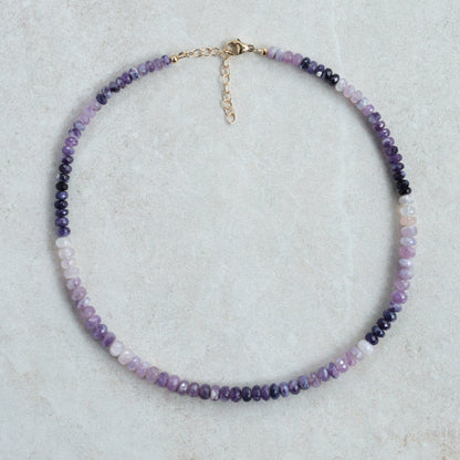 RARE Purple Opal Necklace | Stunning natural Tiffany opal necklace, purple opal | Gradient style gemstone necklace | Statement gemstone