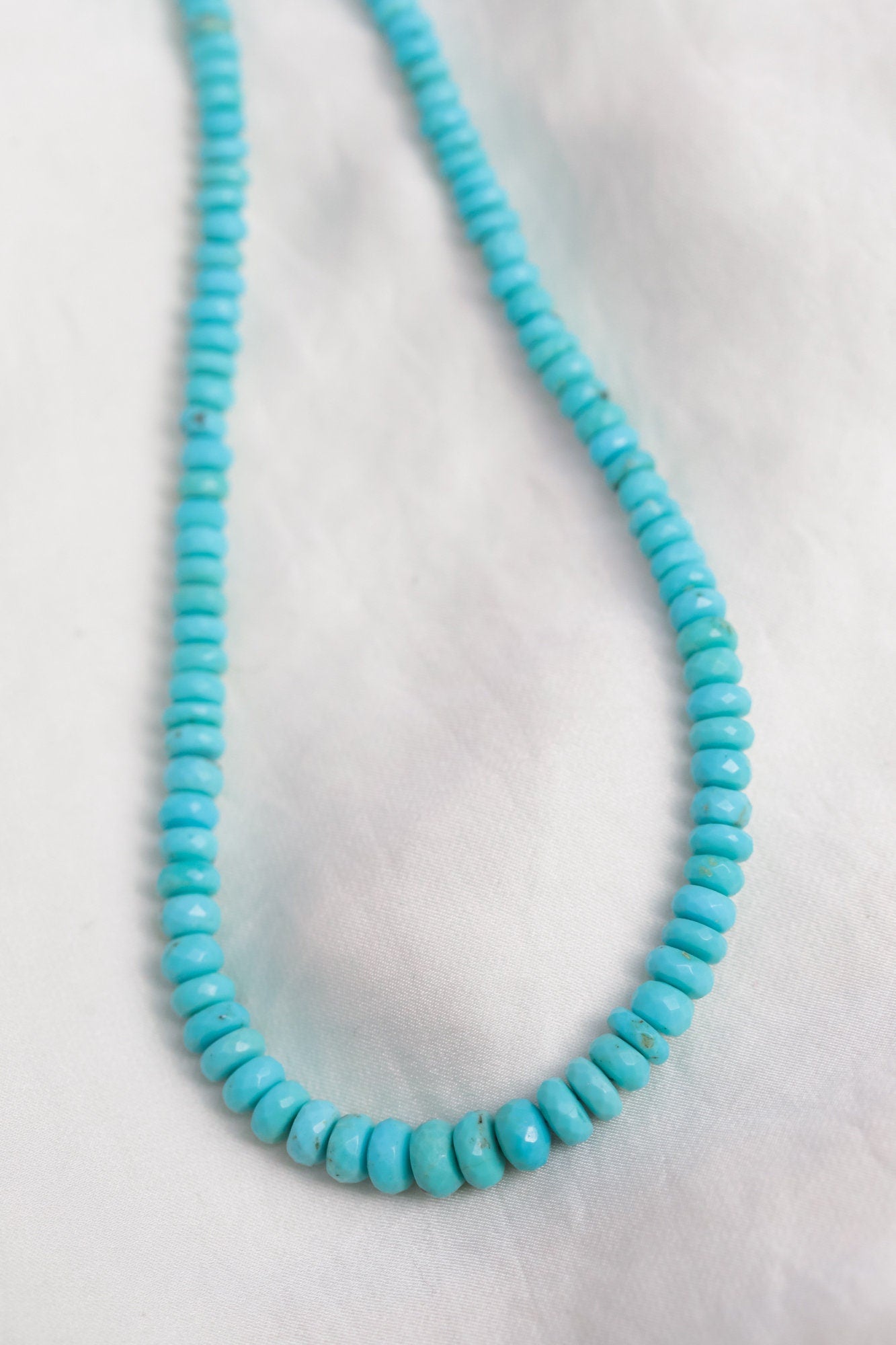 Genuine Turquoise Necklace | Authentic Beaded Turquoise Jewelry | Arizona Turquoise | Beaded Turquoise, December Birthstone