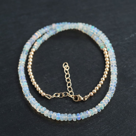 Ethiopian opal necklace