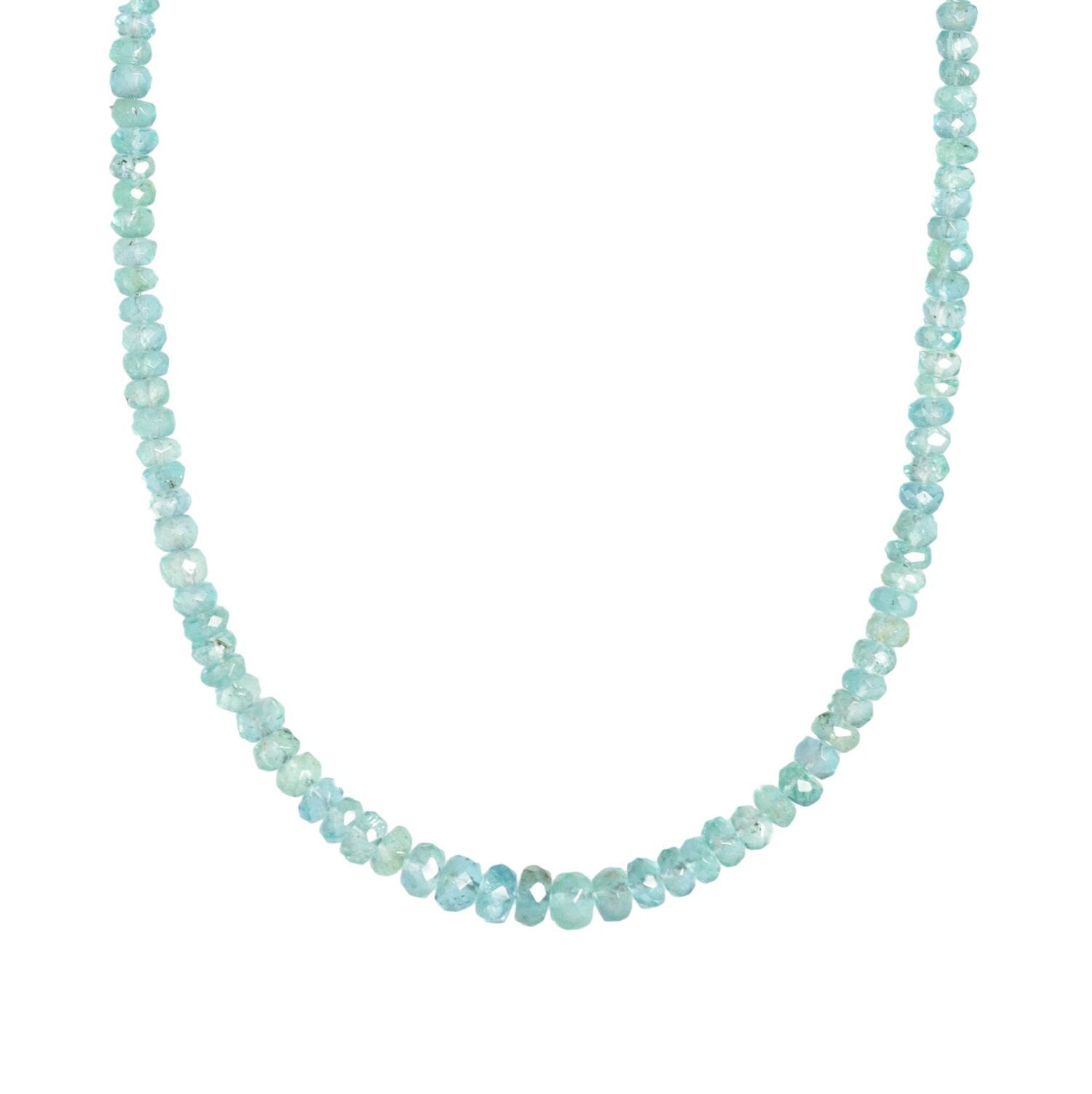 14K GOLD Zambian Emerald Necklace, Zambian emerald necklace | May birthstone | dainty emerald necklace | Zambian beaded