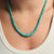 Genuine Turquoise Necklace | Authentic Beaded Turquoise Jewelry | Arizona Turquoise | Beaded Turquoise, December Birthstone
