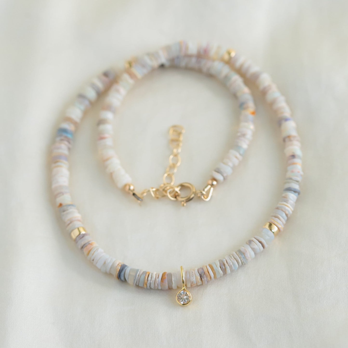Australian opal Necklace | Australian opal necklace | opal necklace | summer gemstone necklace | opal necklace, opal necklace