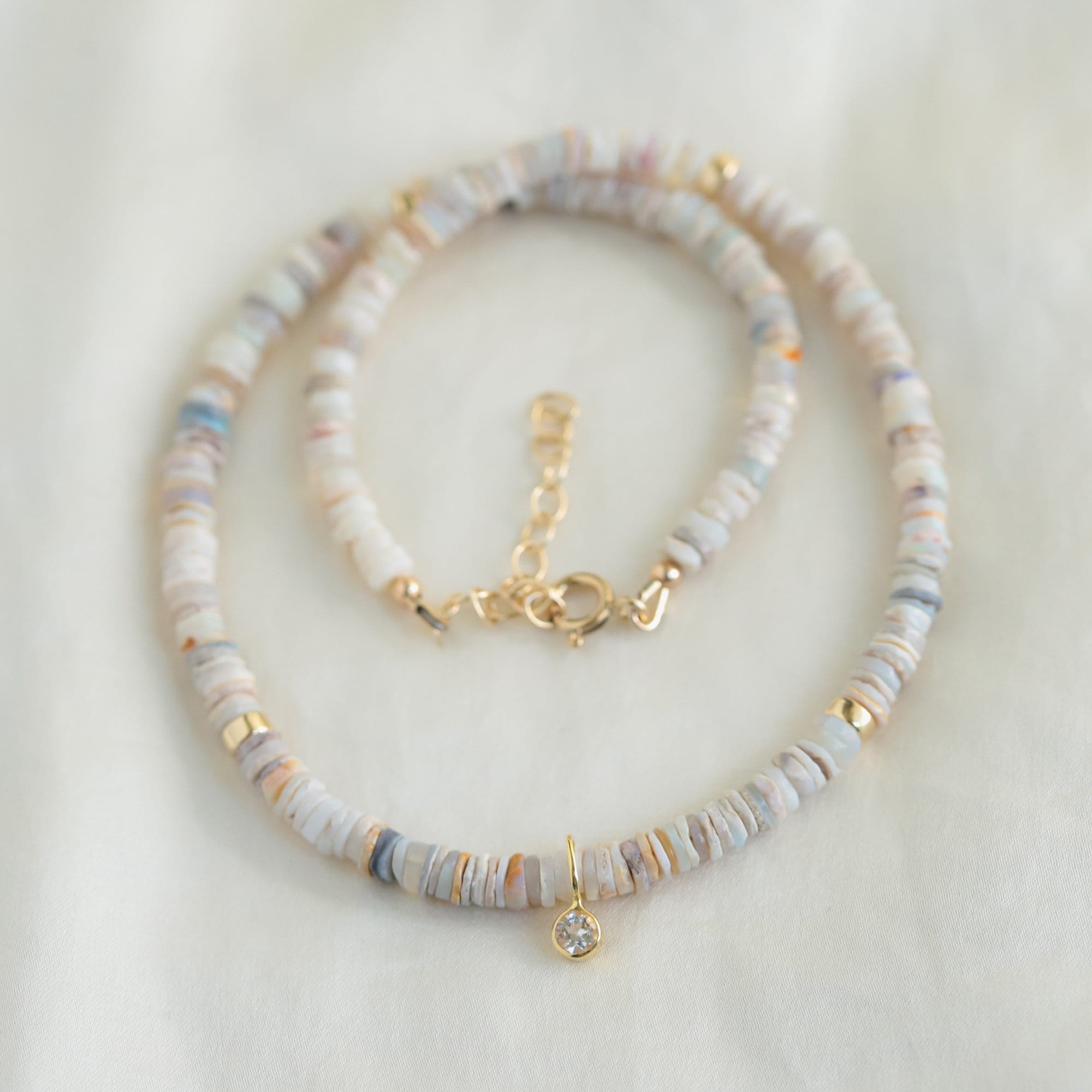 Australian opal Necklace | Australian opal necklace | opal necklace | summer gemstone necklace | opal necklace, opal necklace