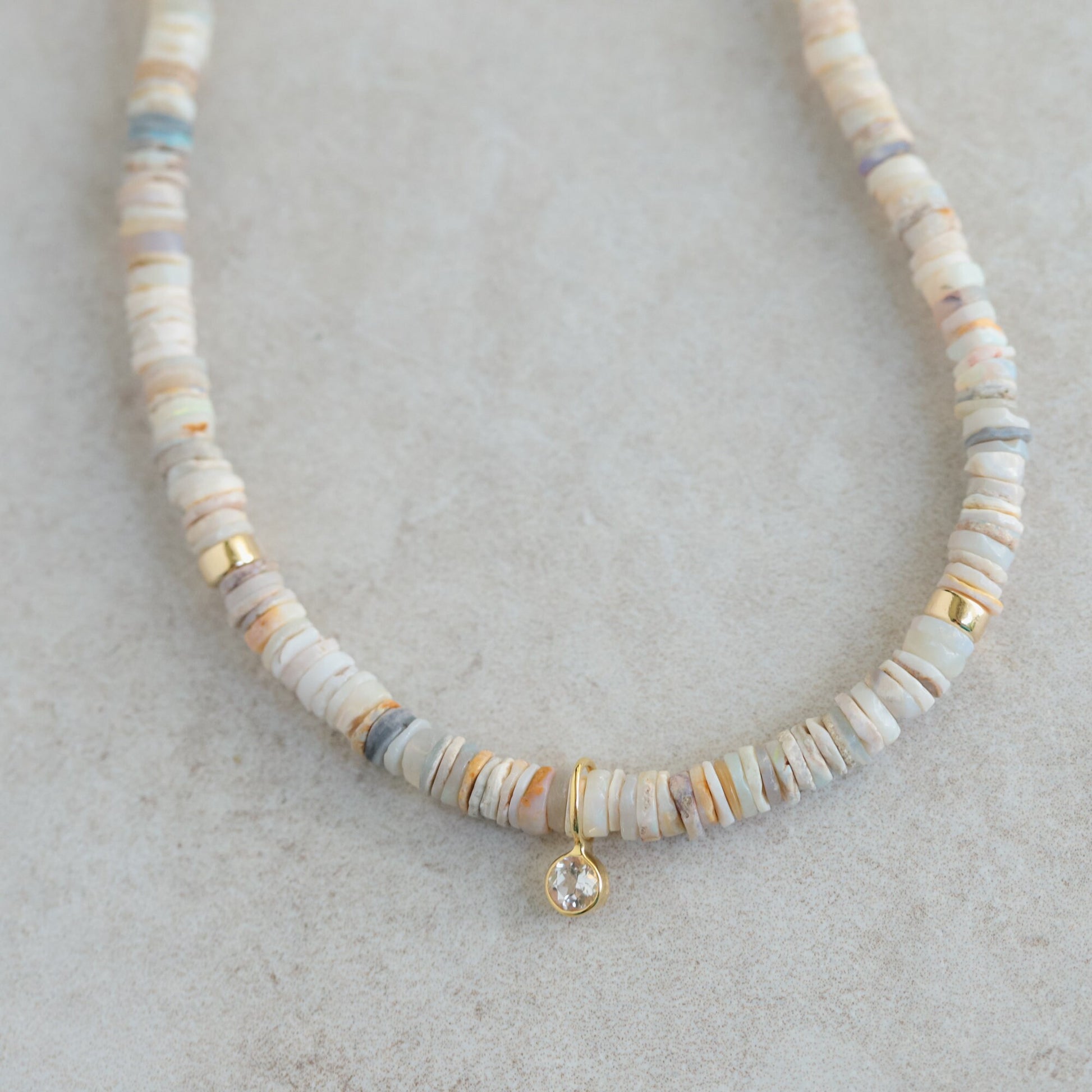 Australian opal Necklace | Australian opal necklace | opal necklace | summer gemstone necklace | opal necklace, opal necklace