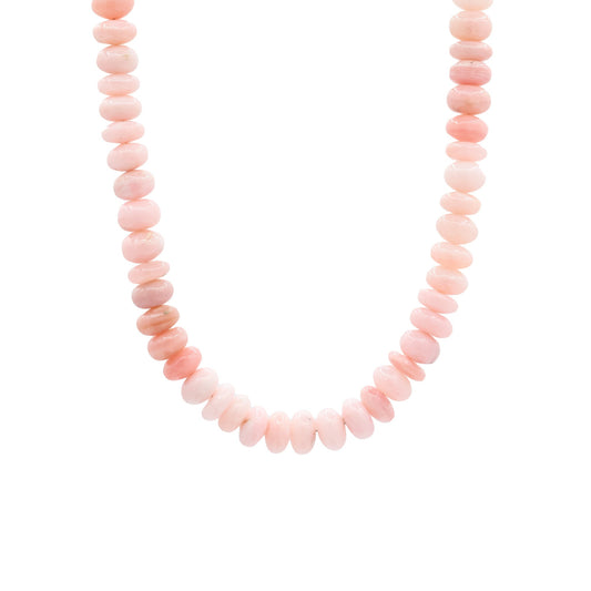 Candy Pink opal necklace | Pink Beaded opal Necklace | peruvian pink opal necklace | beaded pink opal jewelry | pink opal jewelry, pink opal