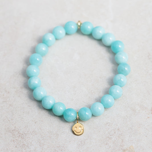 8mm Peruvian Amazonite Bracelet, Bright Amazonite, Peru Amazonite, AAA Amazonite Bracelet, AAA amazonite stretch, Peruvian amazonite
