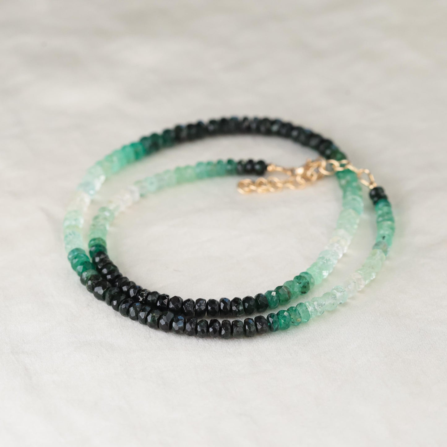 Ombre Emerald Necklace