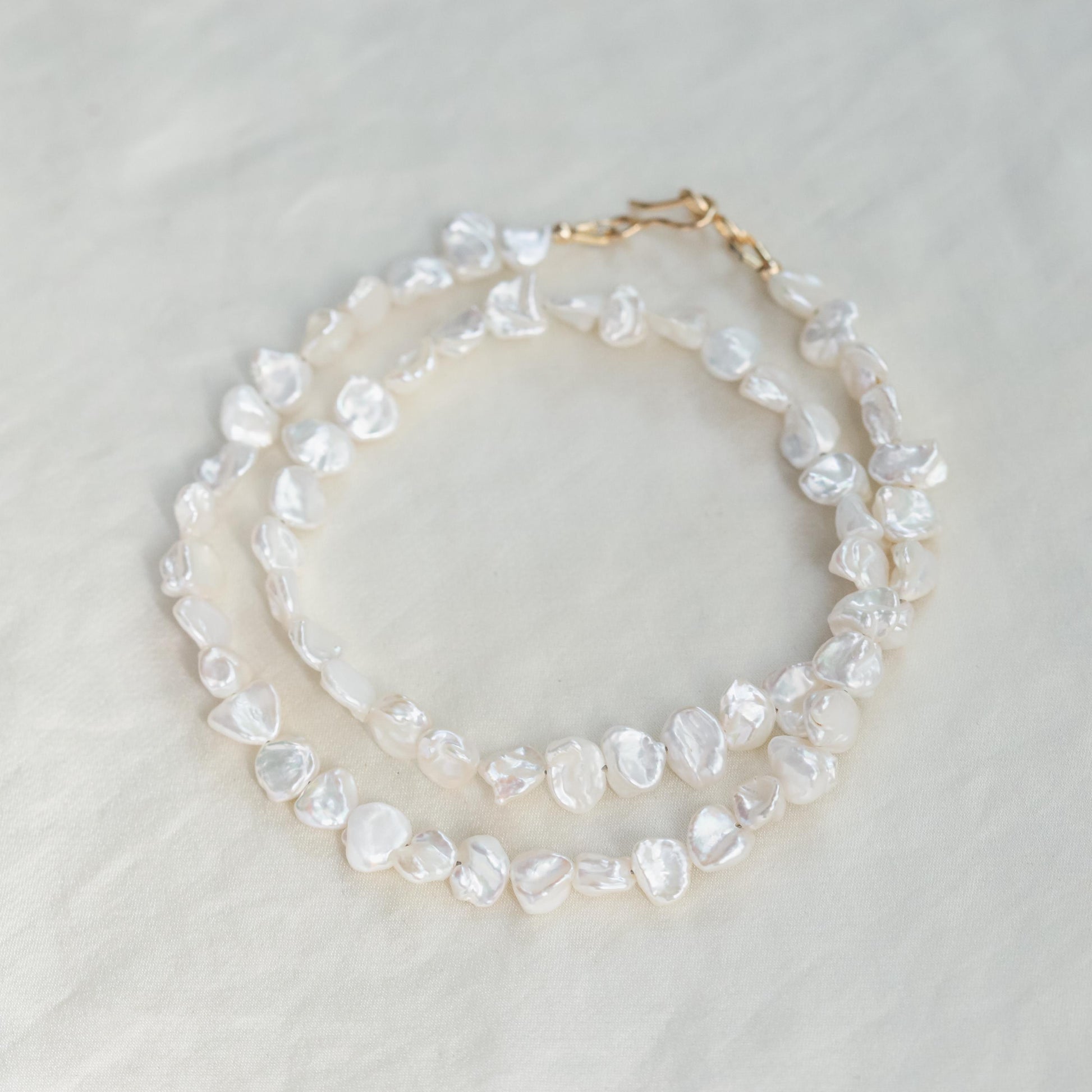14K GOLD Freshwater Pearl necklace | one of a kind| Pearl necklace 14K gold | Boho freshwater pearl necklace, pearl necklace | June birthday