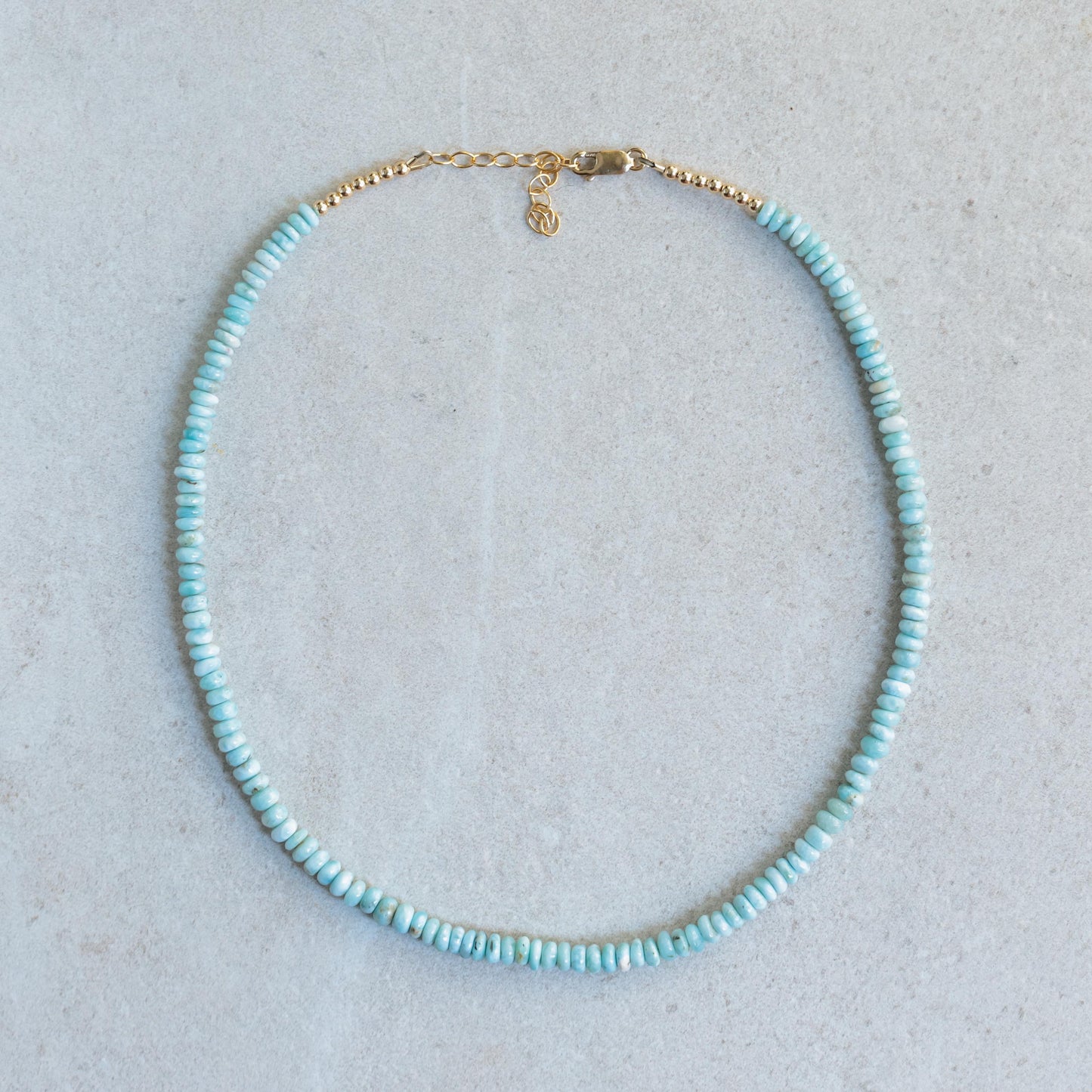 Smooth Larimar Necklace