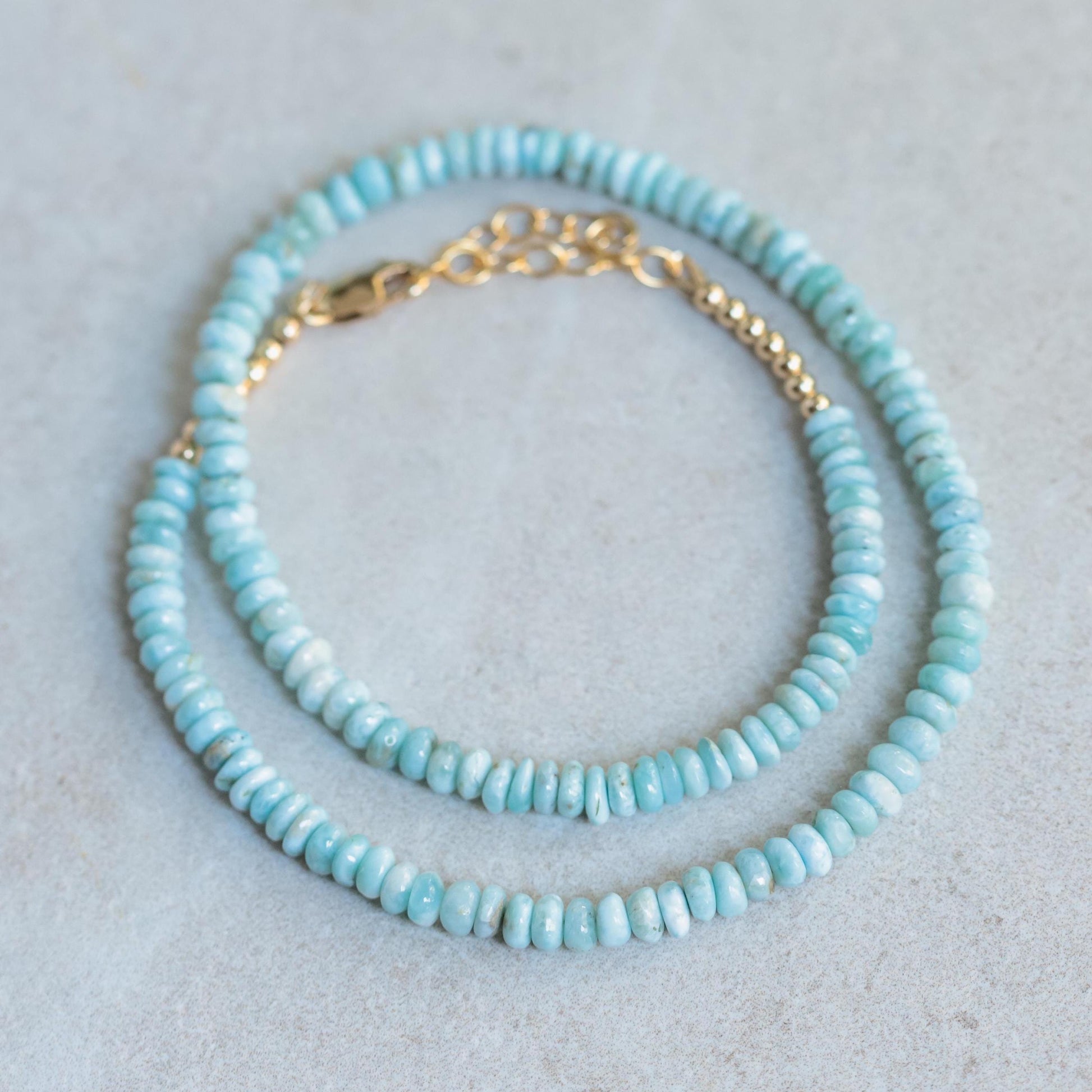 Smooth Larimar Necklace