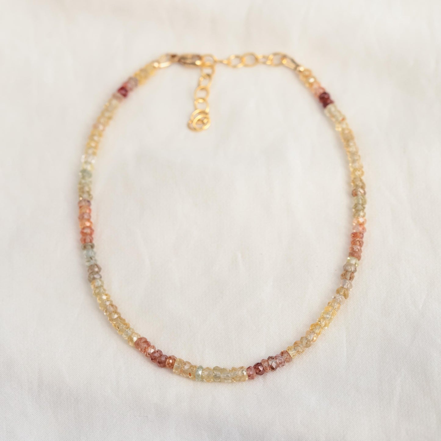Zircon ombre anklet