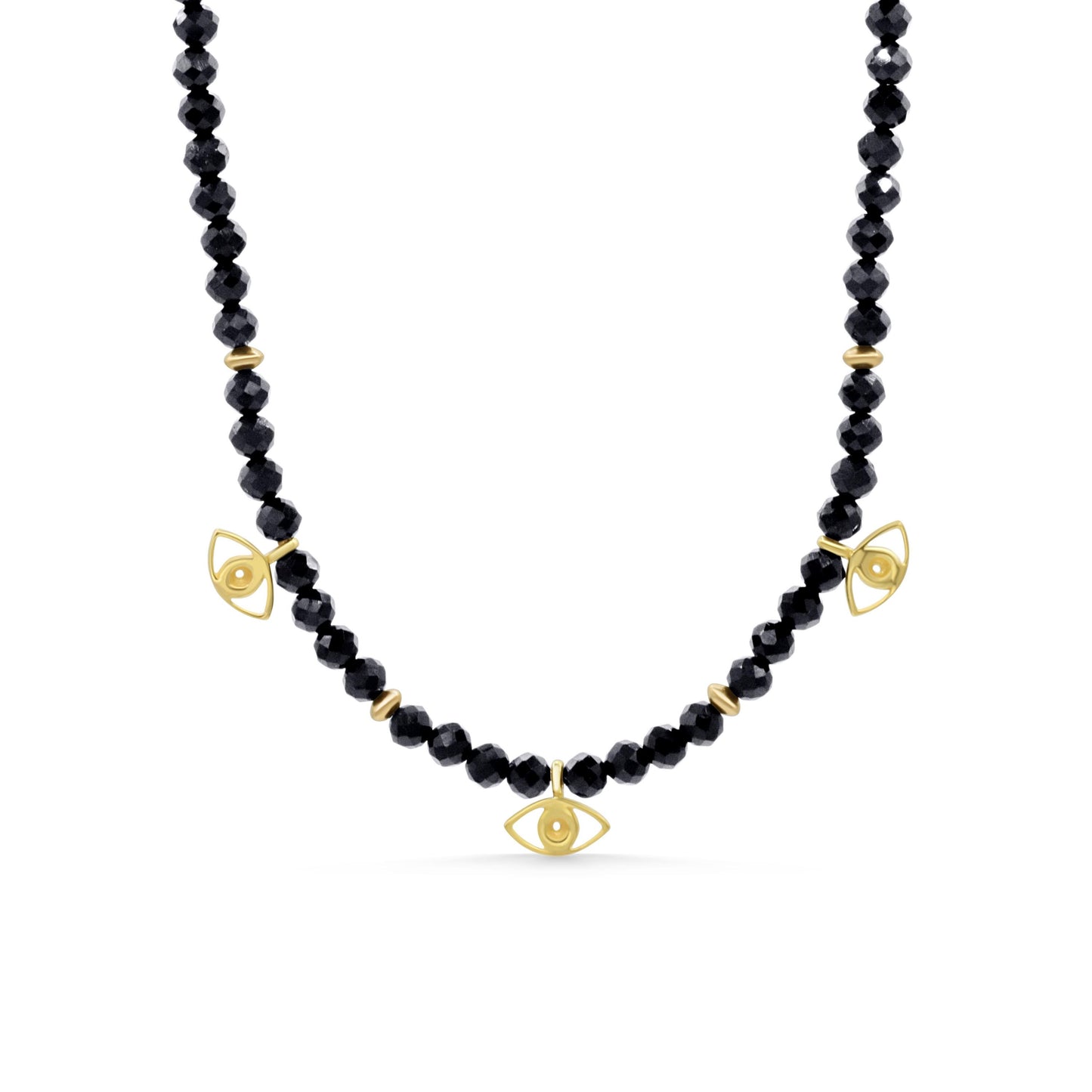 Black Tourmaline necklace | Black Tourmaline gold jewelry | Healing Black Tourmaline jewelry | genuine Black Tourmaline