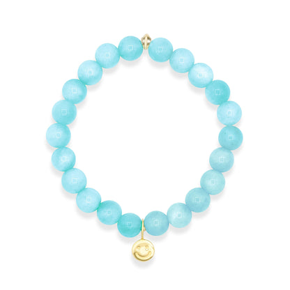 8mm Peruvian Amazonite Bracelet, Bright Amazonite, Peru Amazonite, AAA Amazonite Bracelet, AAA amazonite stretch, Peruvian amazonite