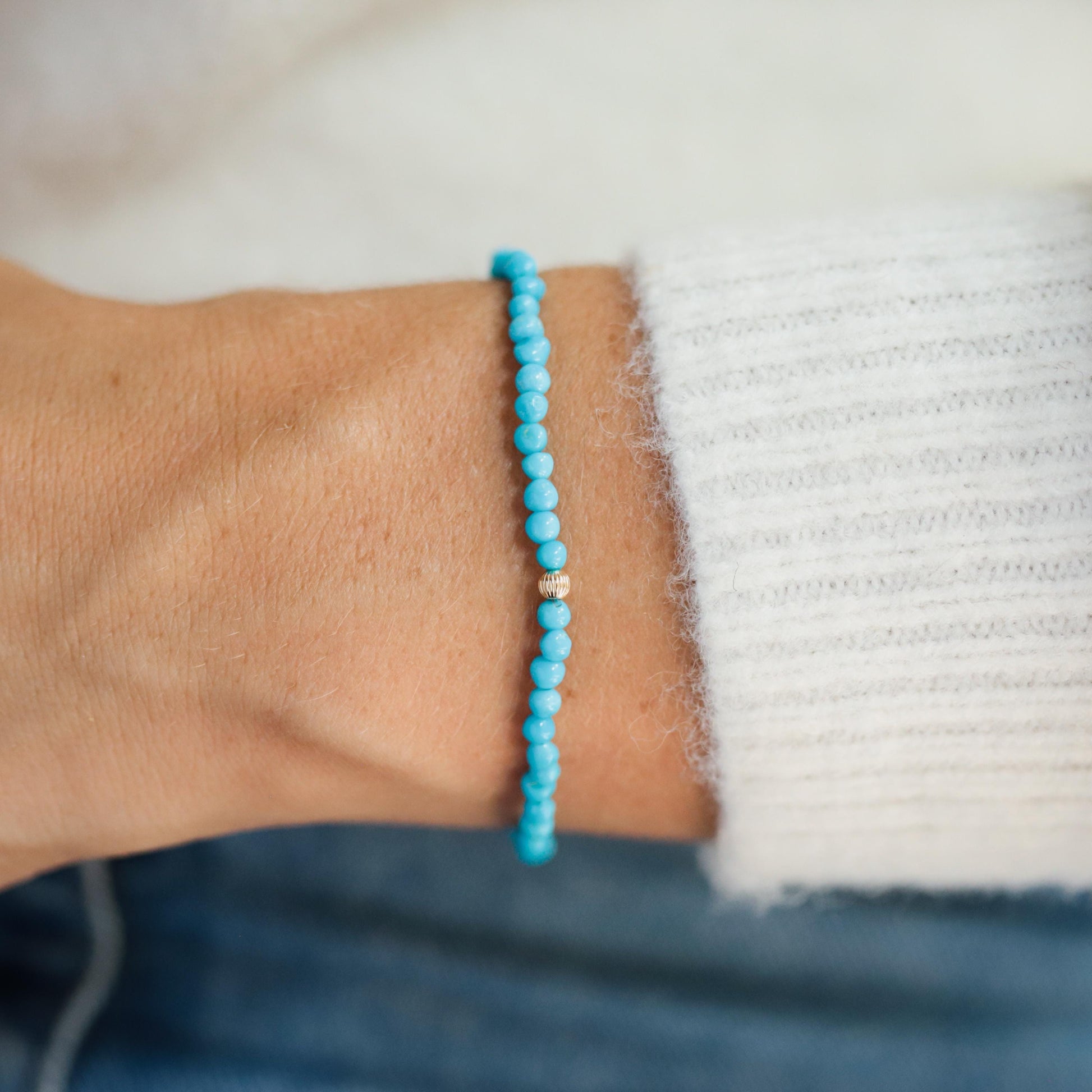 Turquoise Bracelet, All Natural Sleeping Beauty Turquoise Bracelet, Sleeping Beauty Turquoise Jewelry, December Birthstone