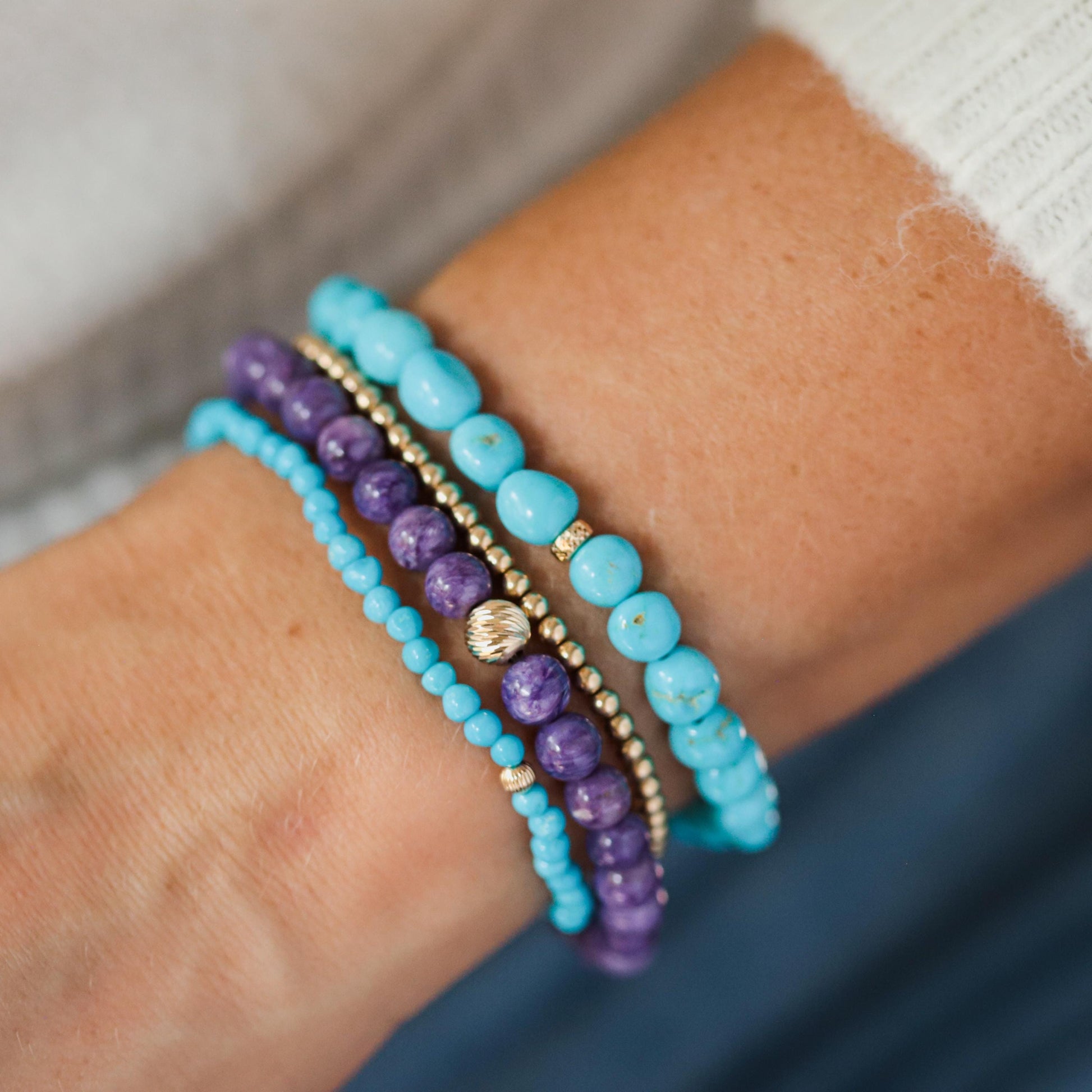 Turquoise Bracelet, All Natural Sleeping Beauty Turquoise Bracelet, Sleeping Beauty Turquoise Jewelry, December Birthstone