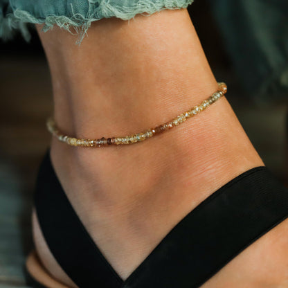 Desert Light Zircon Anklet