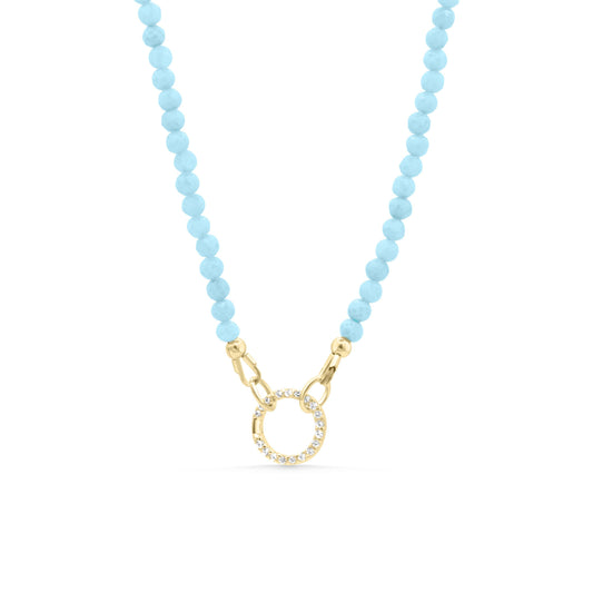 Stunning Larimar Beaded Necklace, AAAA+ larimar necklace, Necklaces for Women, Larimar Necklace. Beaded Necklace, Gemstone