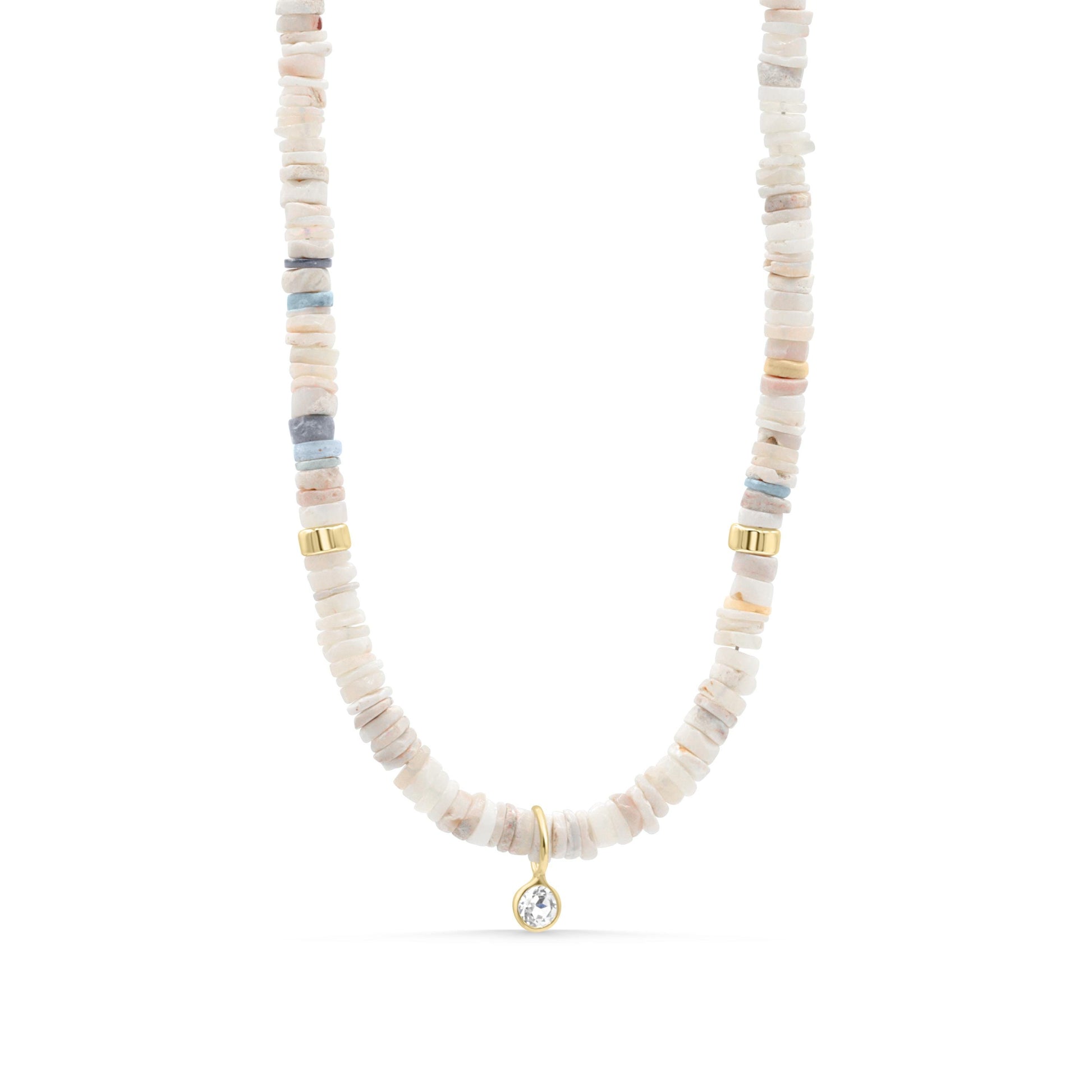 Australian opal topaz Necklace