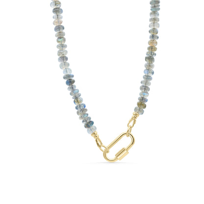 Labradorite beaded necklace | gold labradorite necklace | flashy labradorite jewelry | statement labradorite necklace | labradorite choker