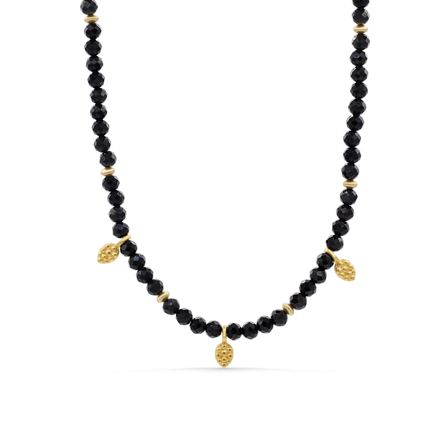 Black Tourmaline necklace | Black Tourmaline gold jewelry | Healing Black Tourmaline jewelry | genuine Black Tourmaline