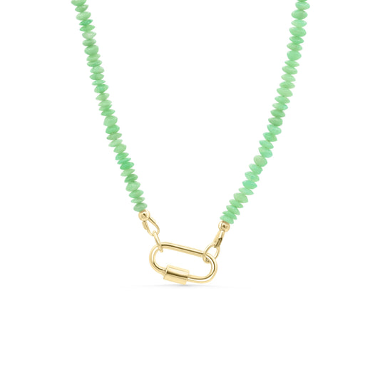 Peruvian opal necklace