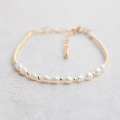 Freshwater Pearl Bracelet - 14K