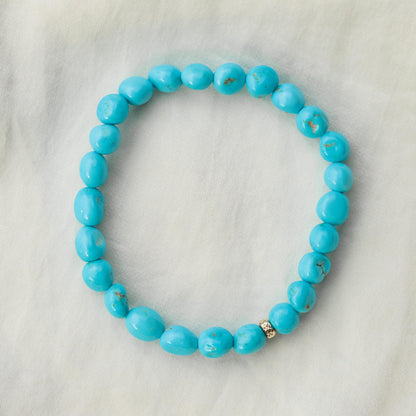 Sleeping beauty turquoise, All Natural Sleeping Beauty Turquoise Bracelet, Sleeping Beauty Turquoise Jewelry, December Birthstone