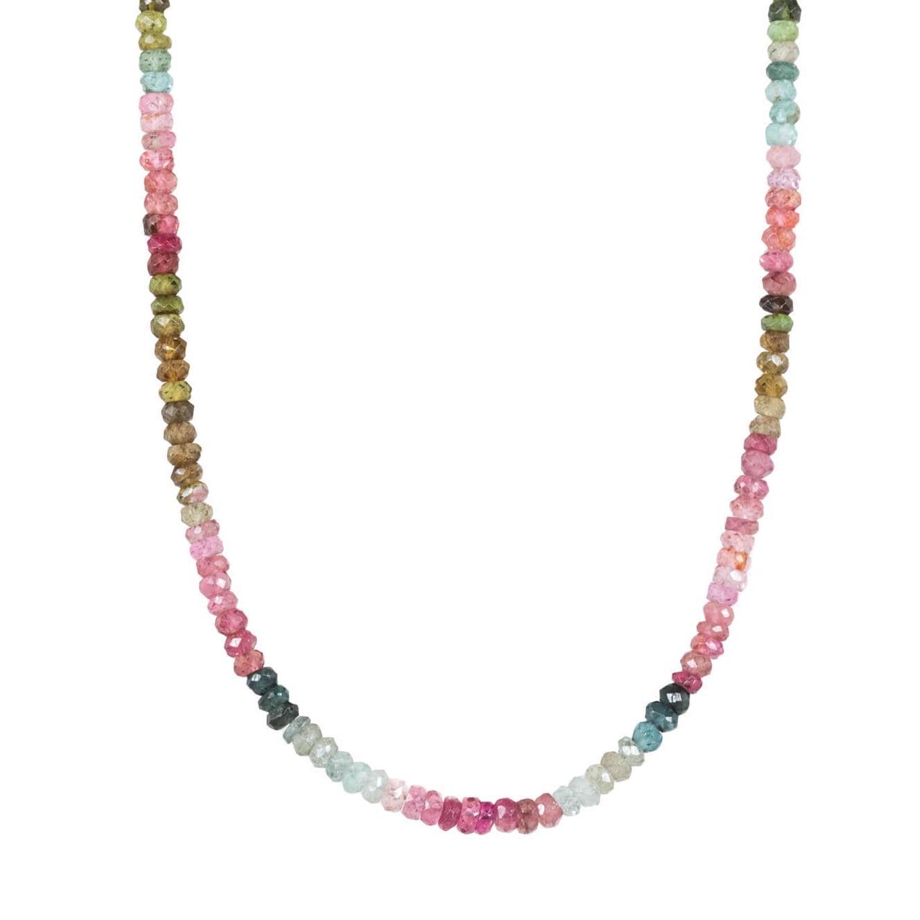 Mixed Tourmaline Beaded Necklace