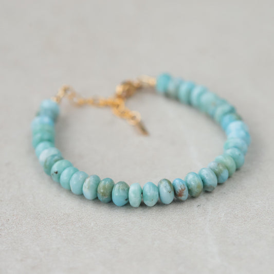 Larimar bracelet 7mm