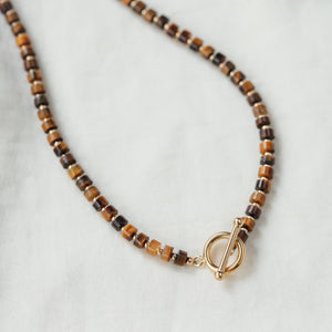 Tiger's eye Necklace | AAA+ Tiger's eye necklace | Tiger's eye Necklace | Tiger's eye beaded necklace | Tiger's eye