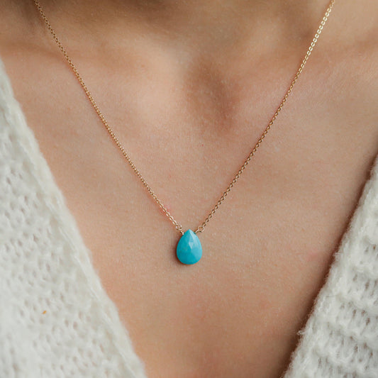 AAAA+ Sleeping Beauty Turquoise, Turquoise Necklace, Arizona Turquoise Jewelry, December Birthstone | Genuine turquoise | turquoise