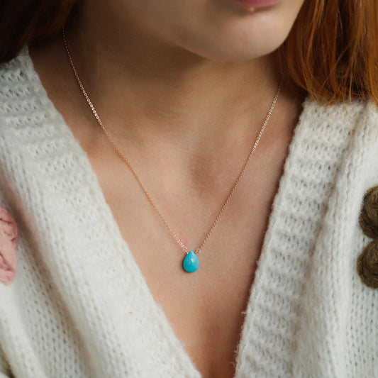 AAAA+ Sleeping Beauty Turquoise, Turquoise Necklace, Arizona Turquoise Jewelry, December Birthstone | Genuine turquoise | turquoise
